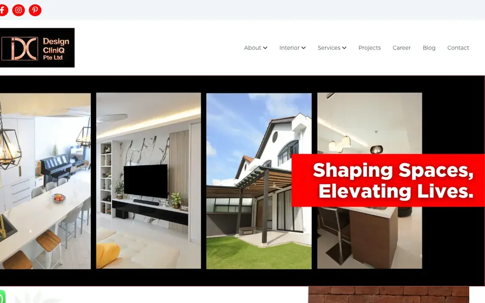 Design CliniQ website homepage, 4 Oct 2026