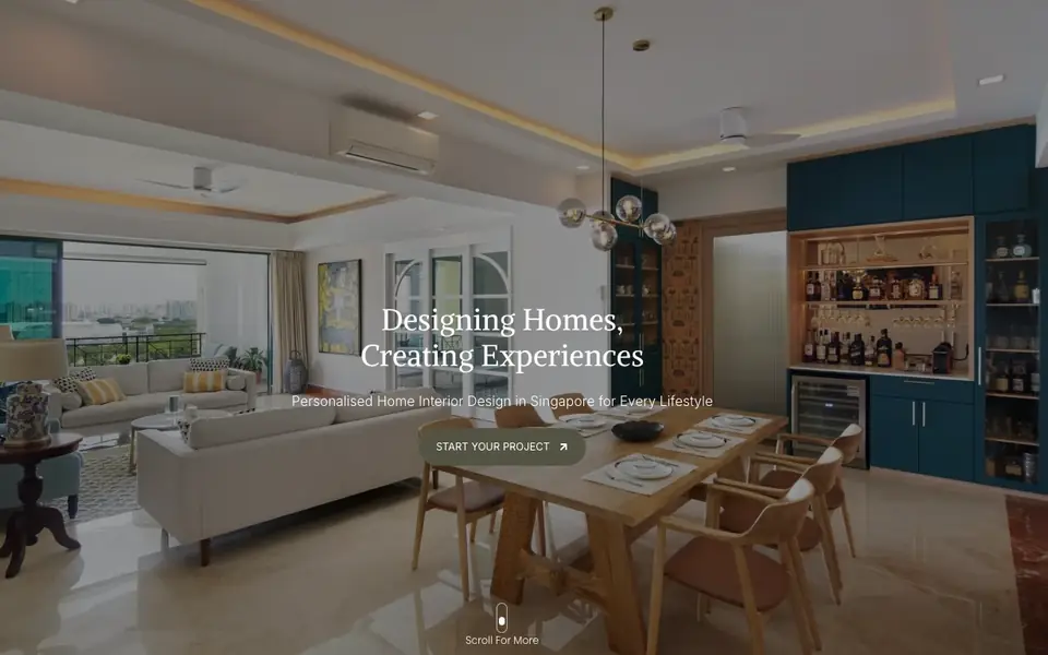 Home Guide Design & Contracts website homepage, 4 Oct 2026