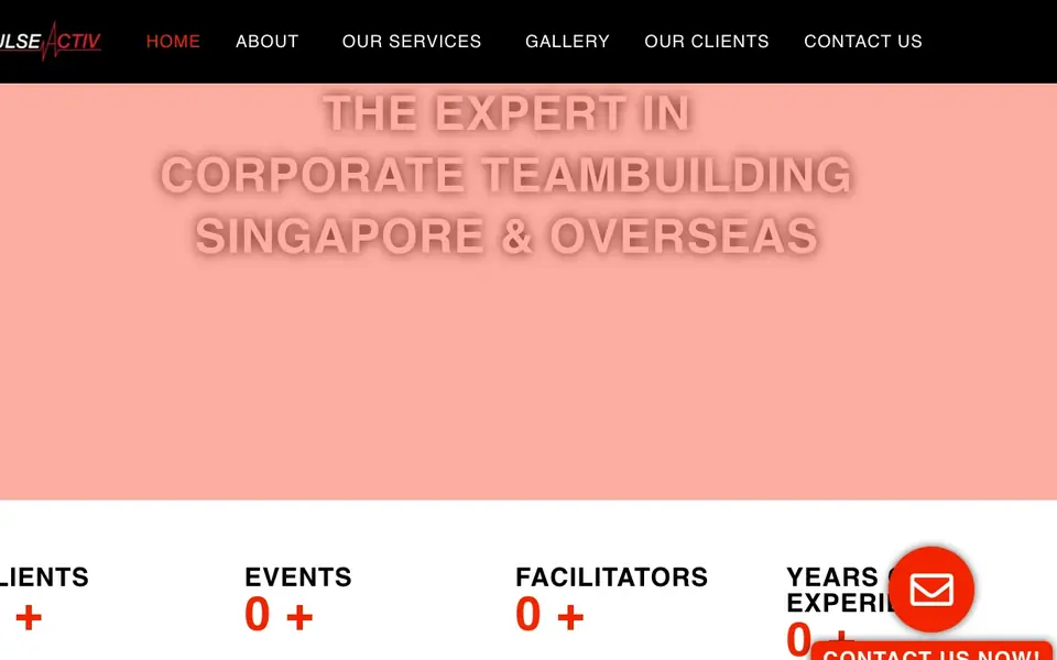 PulseActiv website homepage, 4 Oct 2026