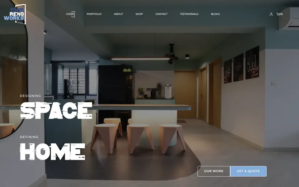 Your Reno Works website homepage, 4 Oct 2026